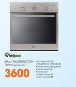 Whirpool 60cm Multifunction Oven-AKP560IX01