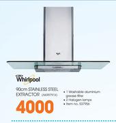Whirlpool 90cm Stainless Steel Extractor-AKR9791X