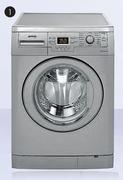 Smeg 8kg Silver Front Load Washing Machine-WM128SSA