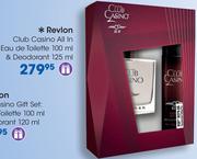 Revlon Club Casino All In Eau De Toilette 100ml & Deodorant 125ml