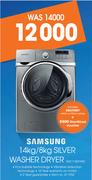 Samsung 14kg/8kg Silver Washer Dryer WD1142XVM