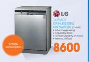 LG 14 Place Stainless Steel Dishwasher D1454TF