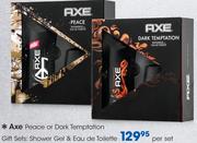 Axe Peace Or Dark Temptation Gift Sets Shower Gel & Eau De Toilette-Per Set
