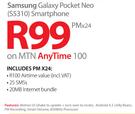 Samsung Galaxy Pocket Neo S5310 Smartphone-On MTN Any Time 100