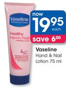 Vaseline Hand & Nail Lotion-75Ml