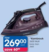 Kambrook 2600W Ionic Iron 2600