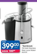 Kambrook 700W Stainless Steel Juice Maker KBJE100