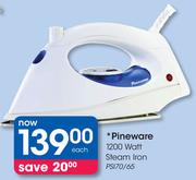 Pineware 1200W Steam Iron PSI70/65