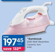 Kambrook 2000W Steamline Ceramic Iron KI760