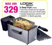 Logik 3L Deep Fryer DY30X