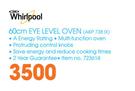 Whirlpool 60cm Eye Level Oven AKP 738 IX