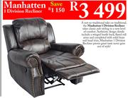 Manhatten 1 Division Recliner