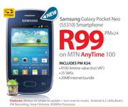 Samsung Galaxy Pocket Neo(S5310) Smartphone-On MTN Any Time 100