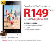 Sony Xperia Go Smartphone-On MTN Any Time 100