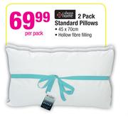 Always Home 2 Pack Standard Pillows-45x70cm Per Pack