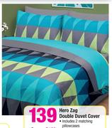 Hero Zag Double Duvet Cover