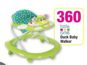 Little One Duck Baby Walker