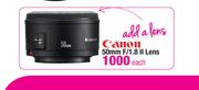 Canon 50mm F/1.8 II Lens-Each