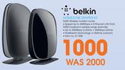 Belkin Homezone Starter Kit N300 Wireless Modem Router