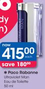 Paco Robanne Ultravoilet Man Eau De Toilette-50ml