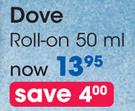 Dove Roll-On-50ml