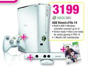 XBOX 360 4GB Kinect + FiFa 14