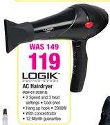 Logik AC Hairdryer RSH-011203018