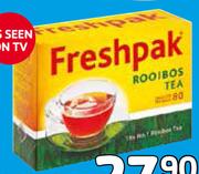 Freshpak Rooibos Tagless Teabags-80's Pack