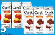 Ceres 100% Fruit Juice Blend Assorted-Any 2x6x200ml