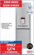 Defy 323Ltr Metallic Fridge C367 DAC517