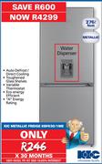 KIC 276Ltr Metallic Fridge KBF630/1ME