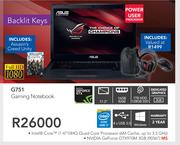 Asus G751 Gaming Notebook