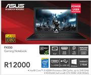 Asus FX550 Gaming Notebook