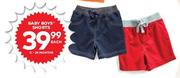 Baby Boys Shorts (0-24 Months)-Each