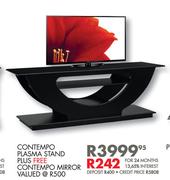 Contempo Plasma Stand Plus Free Contempo Mirror