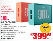 JBL Go Portable Speaker-Each