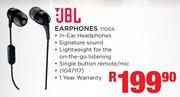 JBL Earphones T100A