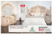 Donelly Bordeaux 3-Piece Bedroom Suite