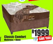 Classic Comfort Mattress + Base