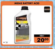 Midas Battery Acid MBA1-1Ltr
