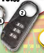 Autogear Combination Locks 3 Digits LL2