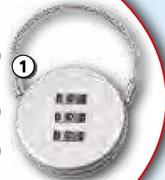 Autogear Combination Locks Flexi 3 Digits LL1