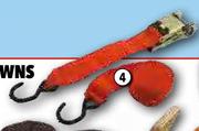 Autogear Luggage Straps & Tie Downs LH06-50mm x 6m, 400Kg