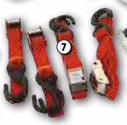 Autogear Luggage Straps & Tie Downs 4 Piece Set LH41-25mm x 1.8m, 250Kg