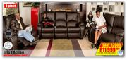 Lyla 1 Action 3 Piece Recliner Lounge Suite