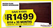 Hilton Plain Queen Headboard