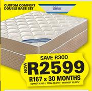 Custom Comfort Double Base Set