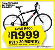 Diamondback 26" Mission 1.0 Cycle
