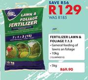 Fertilizer Lawn & Foliage 7:1:3-5kg