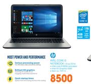 HP 15.6" Intel Core i3 Notebook 15-AC 107nl